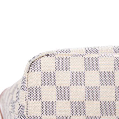 Louis Vuitton Damier Azur Neo Neverfull MM Rose Ballerine 10 of 21