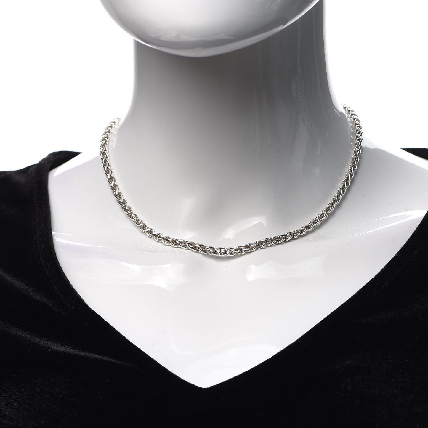 Sterling Silver 4mm Wheat Chain Necklace