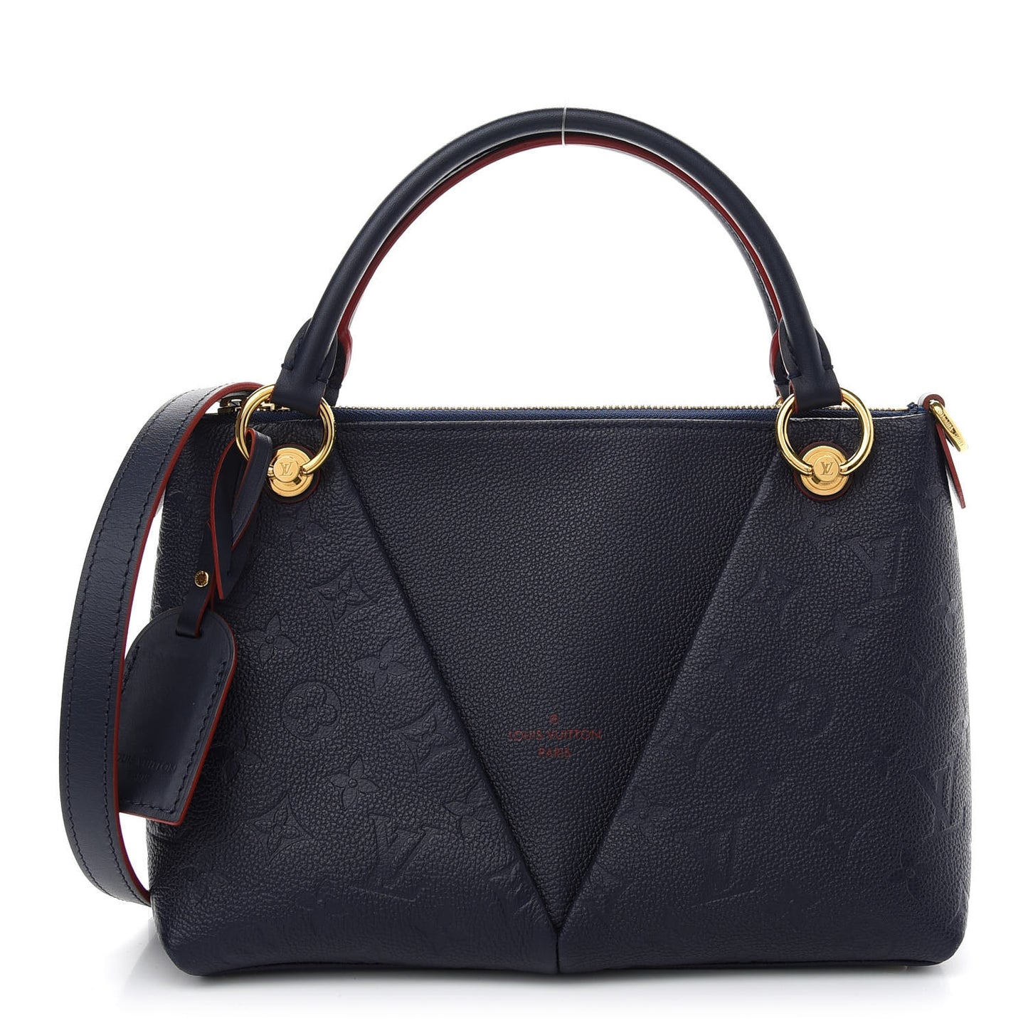 Empreinte V Tote BB Marine Rouge