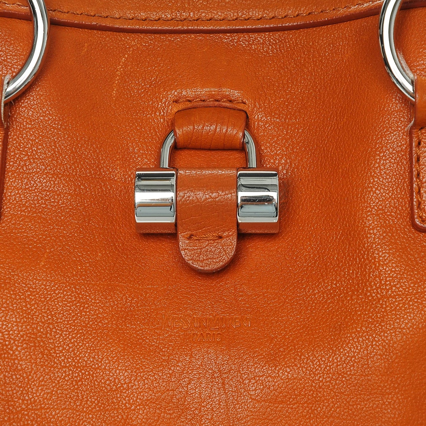 Calfskin Large Muse Orange
