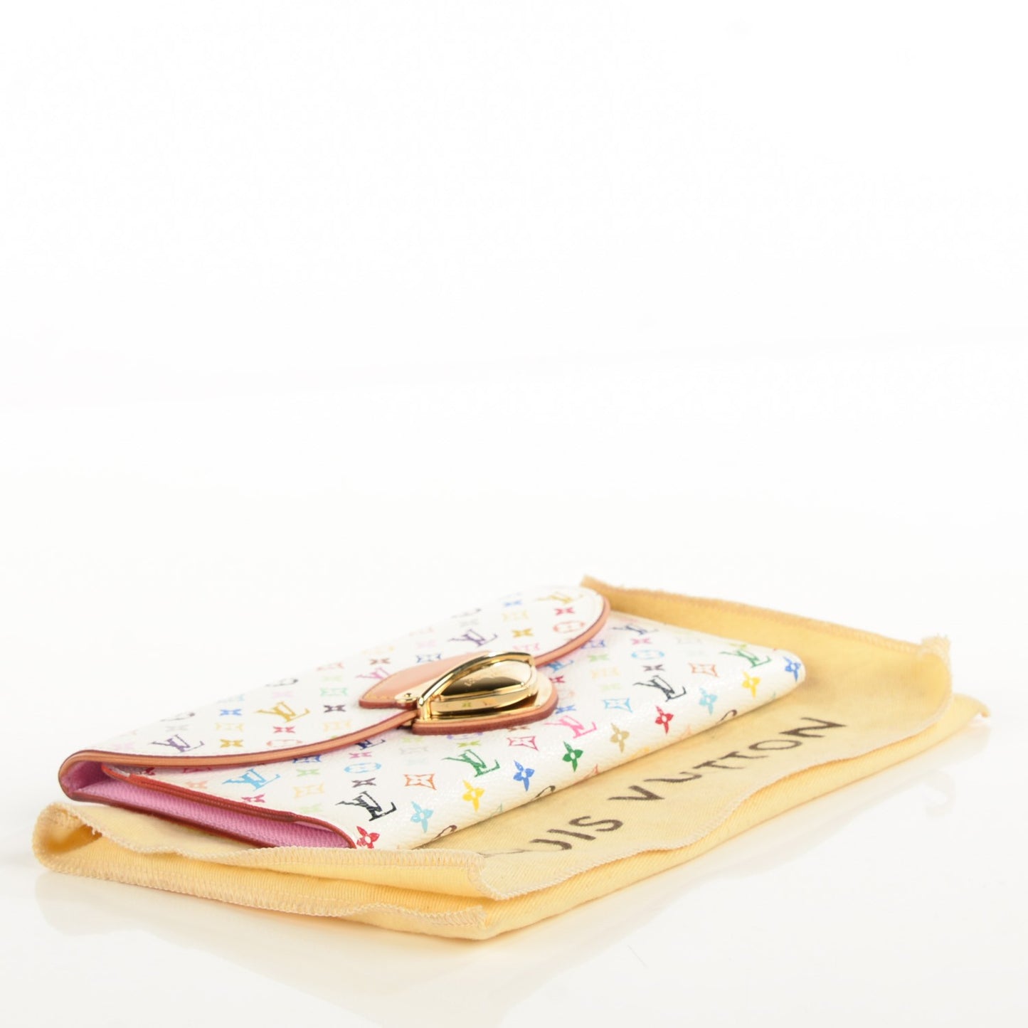 Monogram Multicolor Eugenie Wallet White Litchi