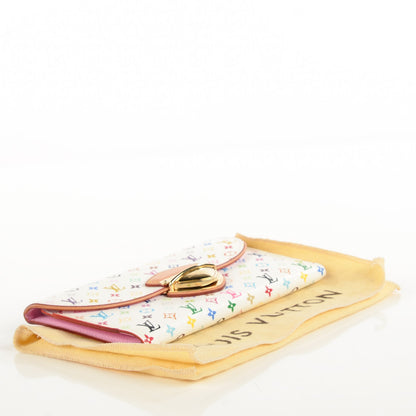 Louis Vuitton Monogram Multicolor Eugenie Wallet White Litchi 5 of 8