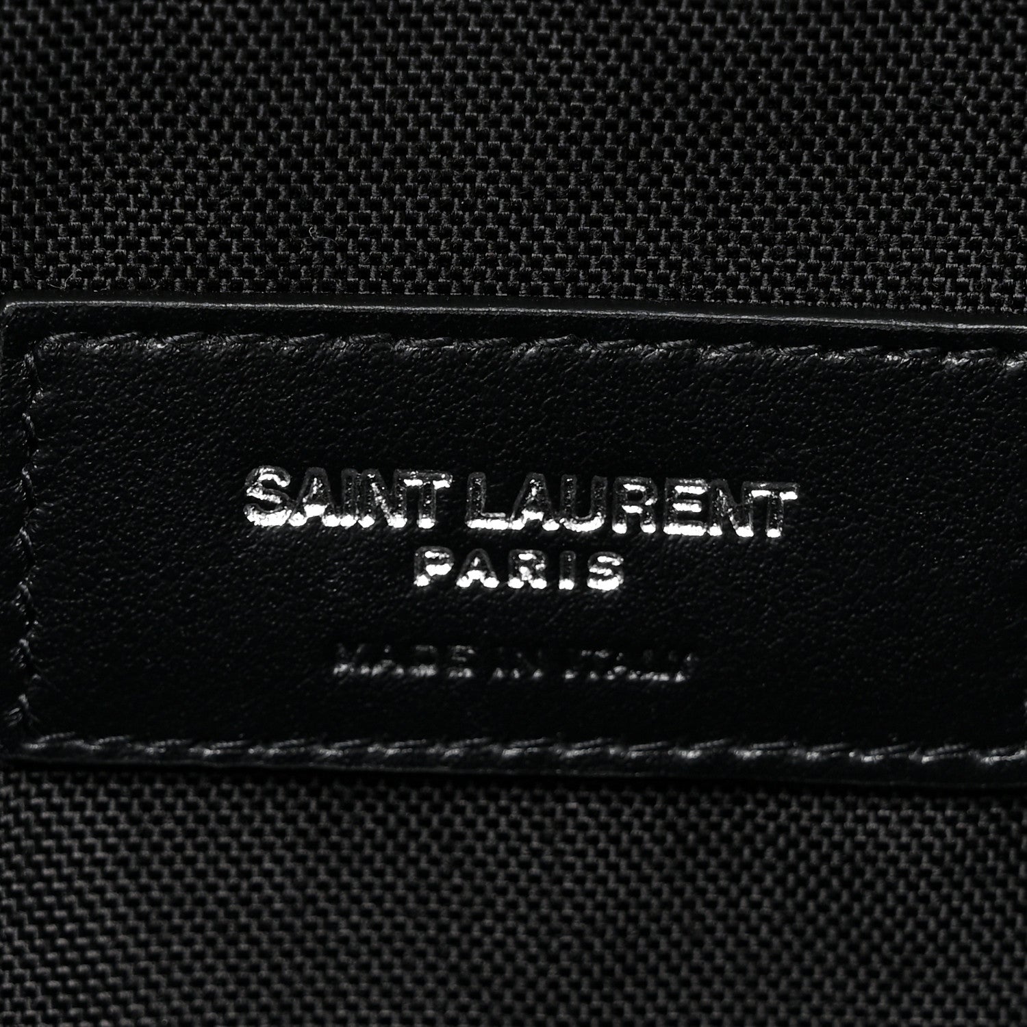 Saint Laurent Canvas Calfskin City Belt Bag Black 6 of 10