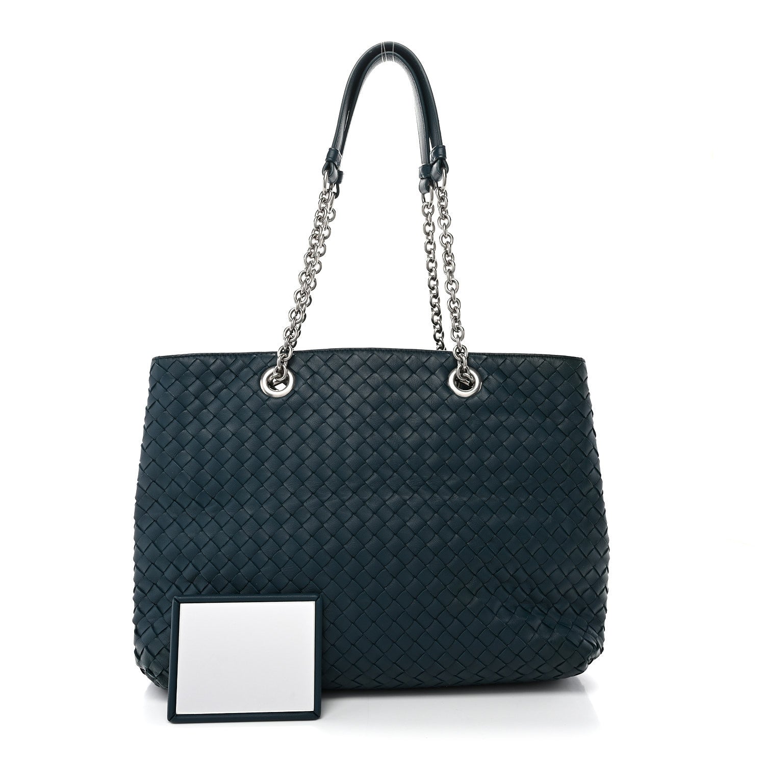 Bottega Veneta Nappa Intrecciato Medium Classic Chain Strap Tote Mallard 3 of 10
