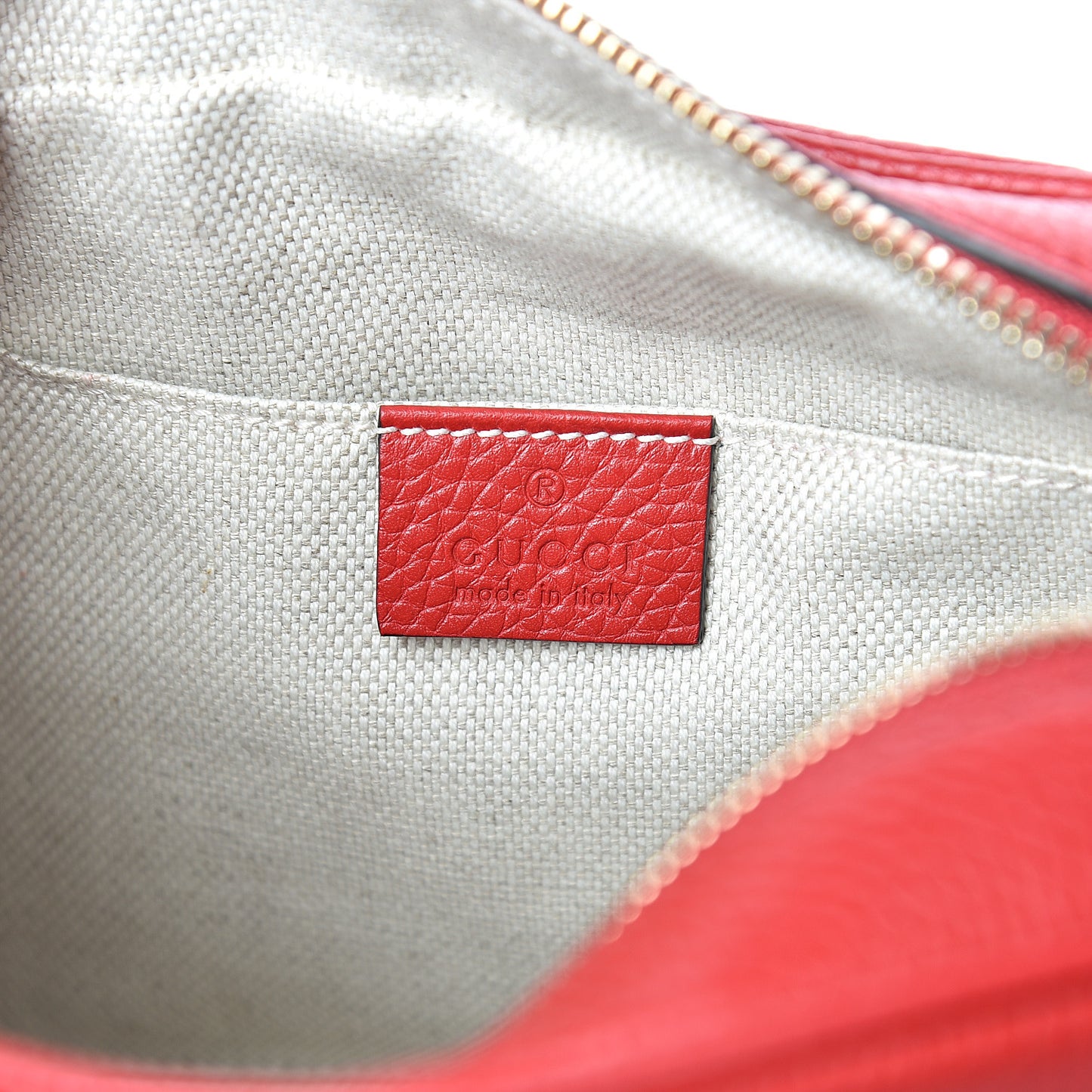 Pebbled Calfskin Small Soho Disco Bag Tabasco Red