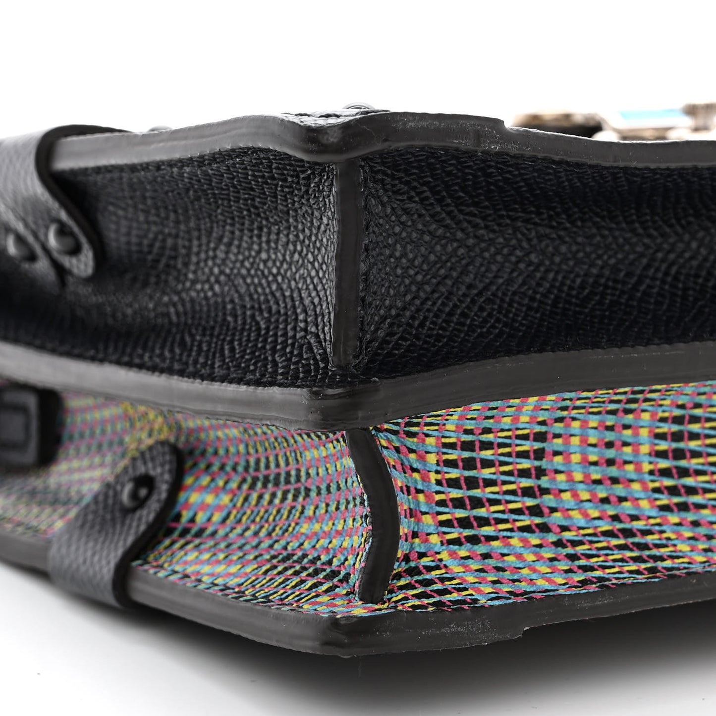 Calfskin Monogram LV Pop Trunk Clutch Blue