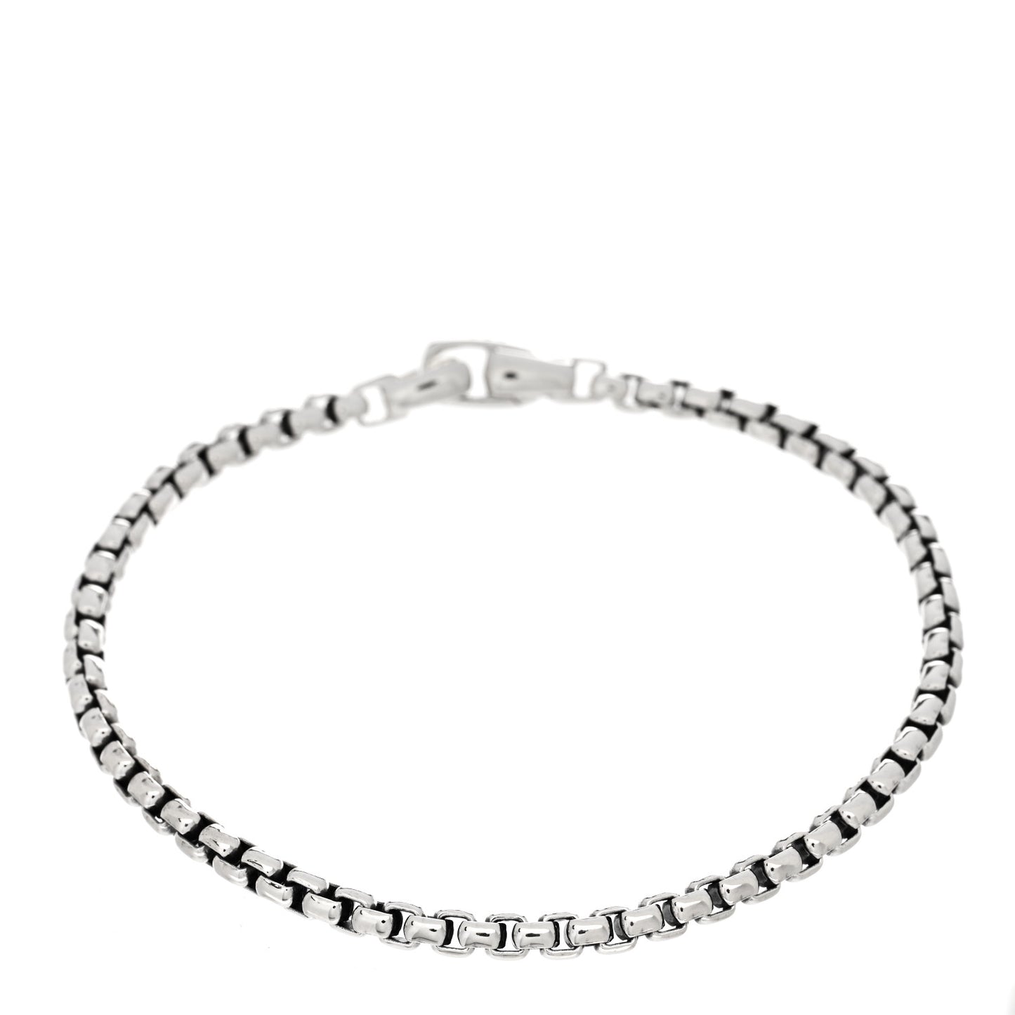 Sterling Silver 4mm Box Chain Bracelet