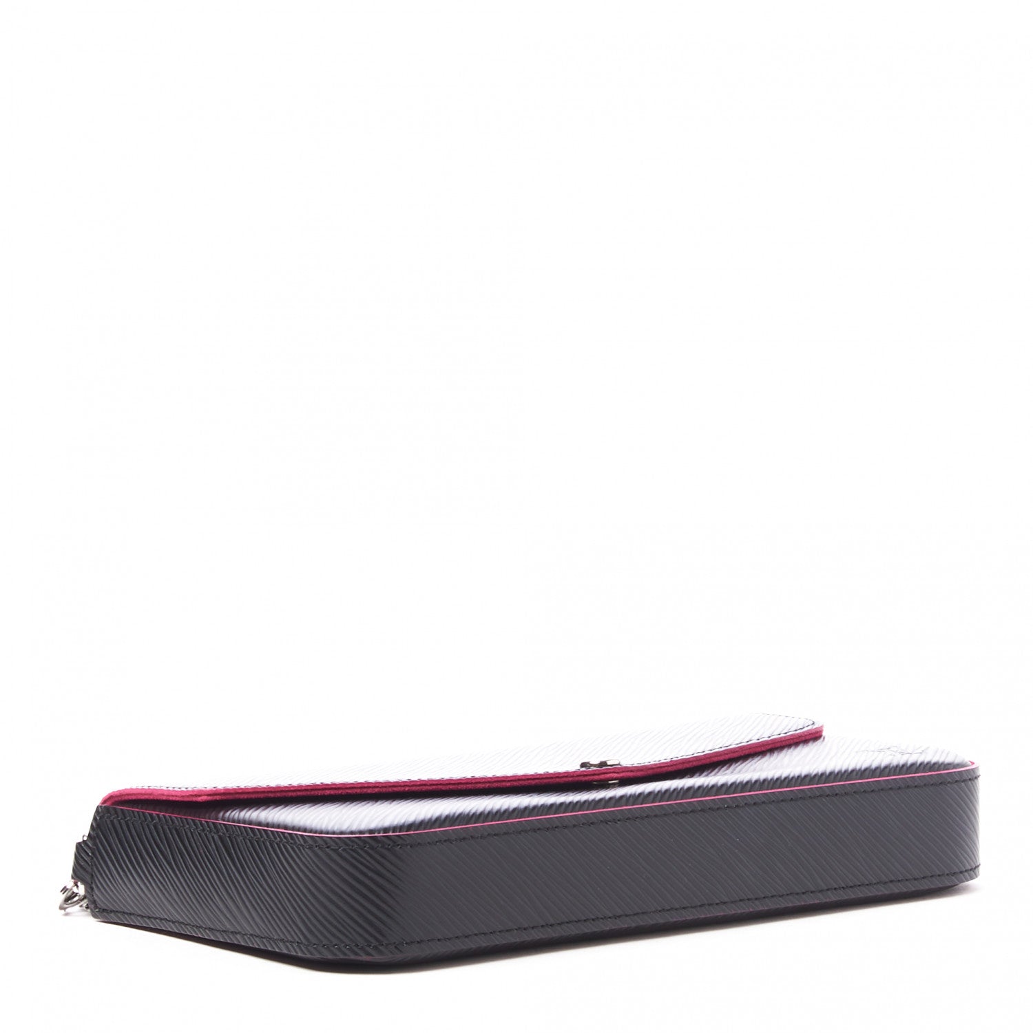 Louis Vuitton Epi Pochette Felicie Black Hot Pink 3 of 9