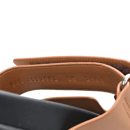 Hermes Calfskin Womens Chypre Sandals 39 Naturel 9 of 10