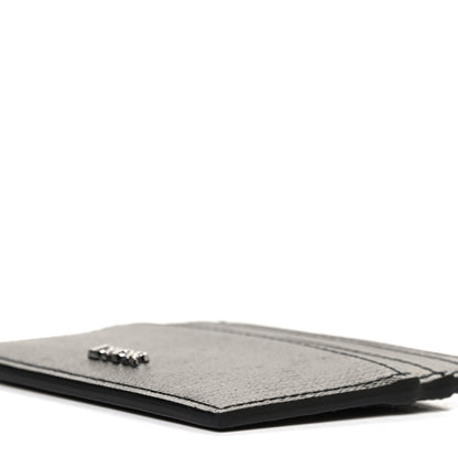 Christian Dior Coated Canvas Calfskin CD Diamond Card Holder Black 8 of 8