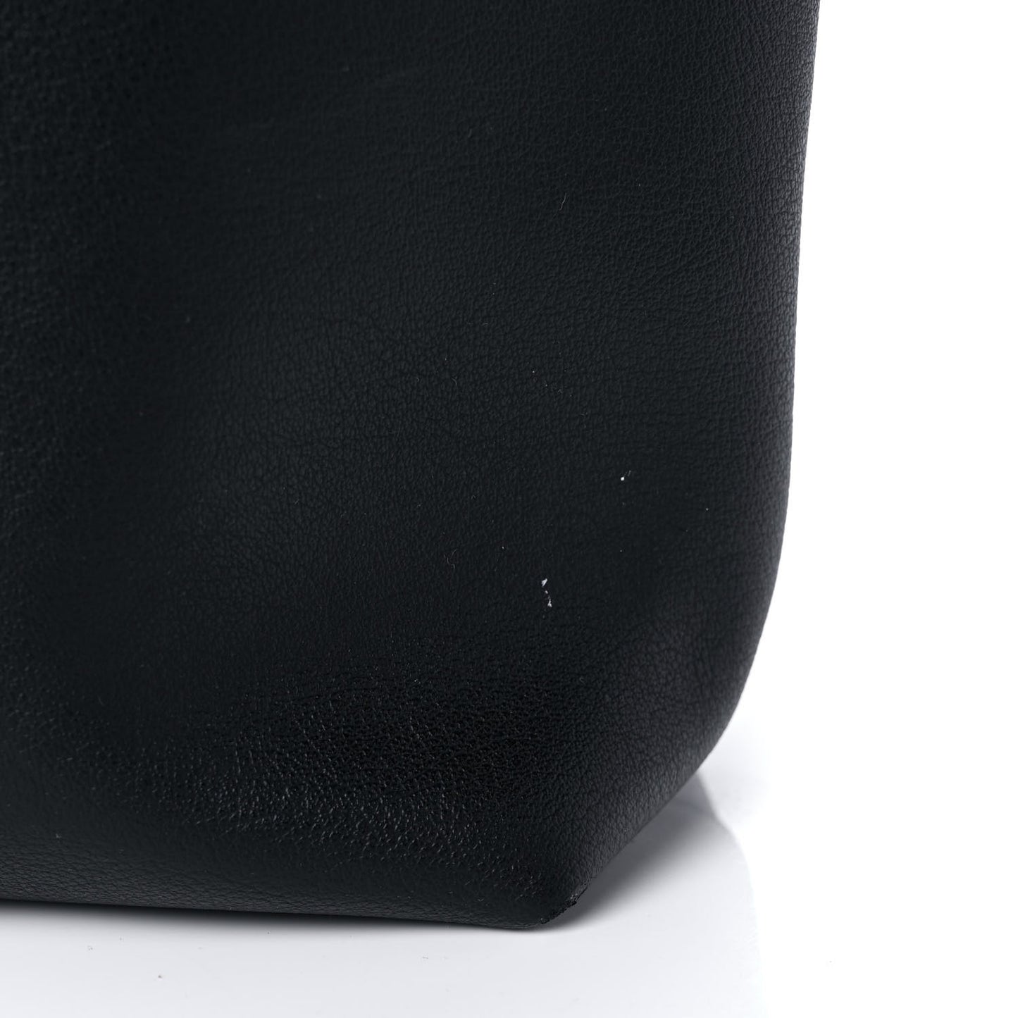 Calfskin Large Shopping Tote Black