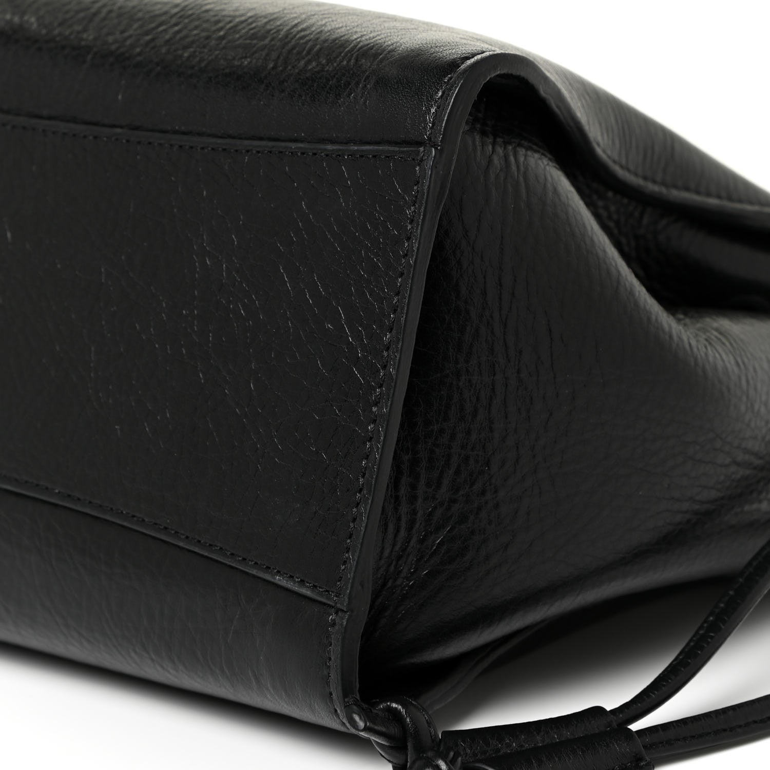 Mulberry Glossy Calfskin Small Iris Tote Black 10 of 11