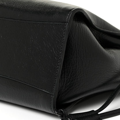 Mulberry Glossy Calfskin Small Iris Tote Black 10 of 11