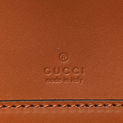 Gucci X DANS LE VERT GG Supreme Monogram Cuoio Web Mini Retro Interlocking G Top Handle Beige Rosso Ebony Harness Brown 7 of 12