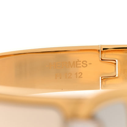 Hermes Enamel Mini Farandole Clic Chaine D'Ancre Bracelet Creme 4 of 6