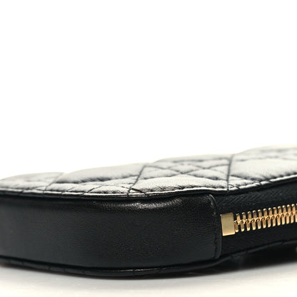 Christian Dior Lambskin Cannage Lady Dior Phone Holder Black 10 of 10