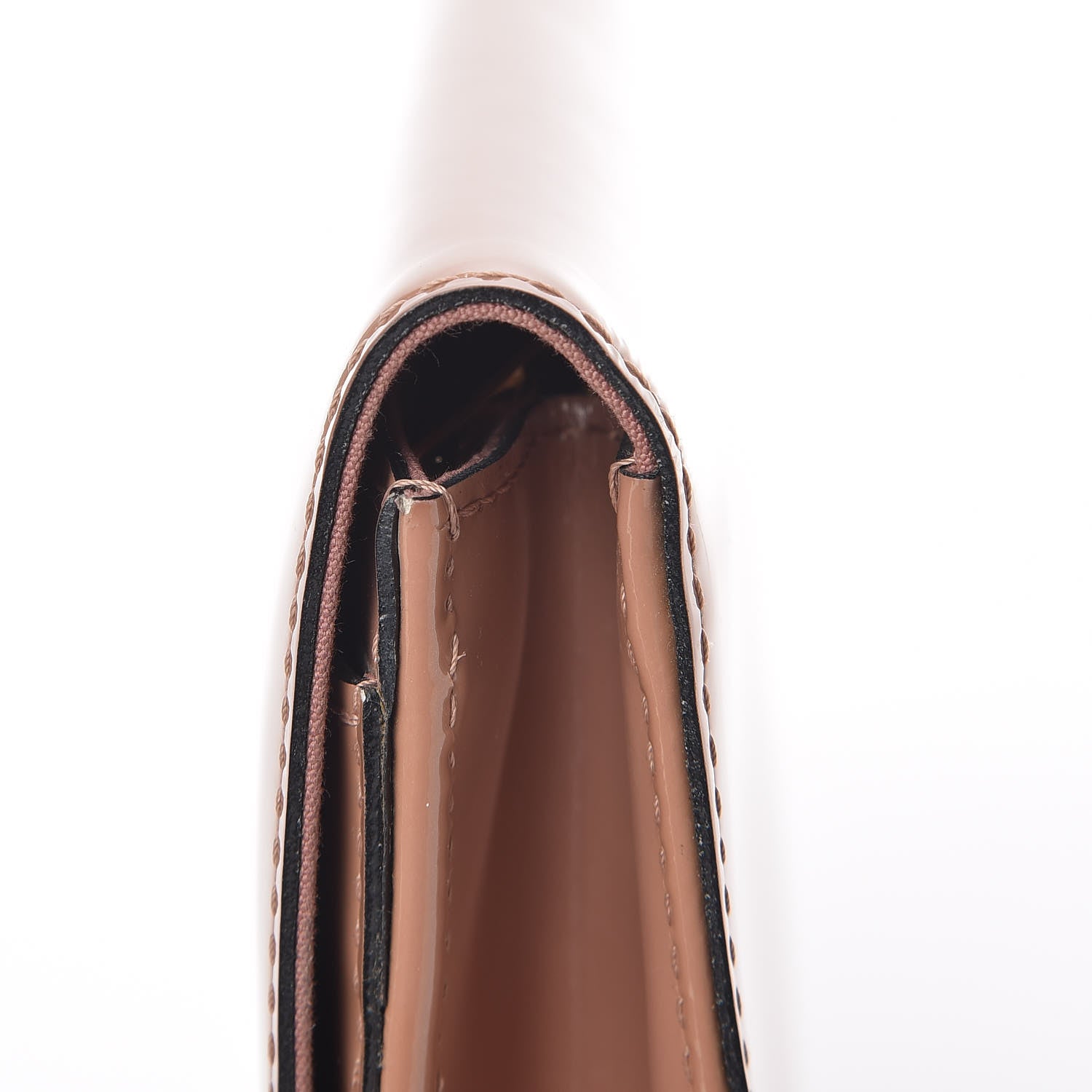 Louis Vuitton Patent Louise New Sobe Clutch Rose Velours 9 of 16