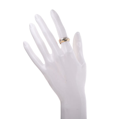 Cartier 18K Pink Yellow White Gold Les Must De Trinity Ring 48 4.5 2 of 6