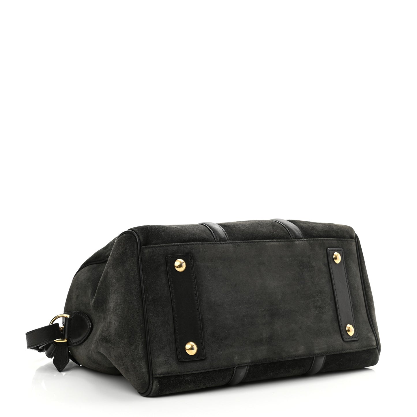 Suede Calfskin SC Bag MM Asphalt