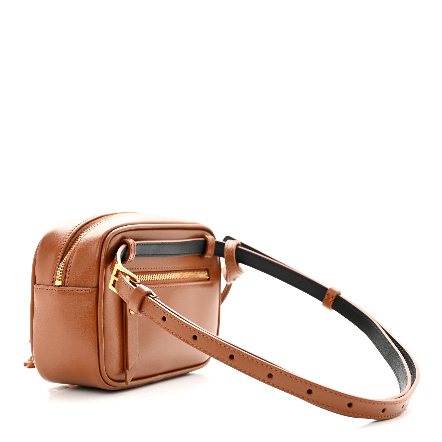 Saint Laurent Calfskin Canvas Monogram Lou Belt Bag Natural Beige Brick 3 of 11