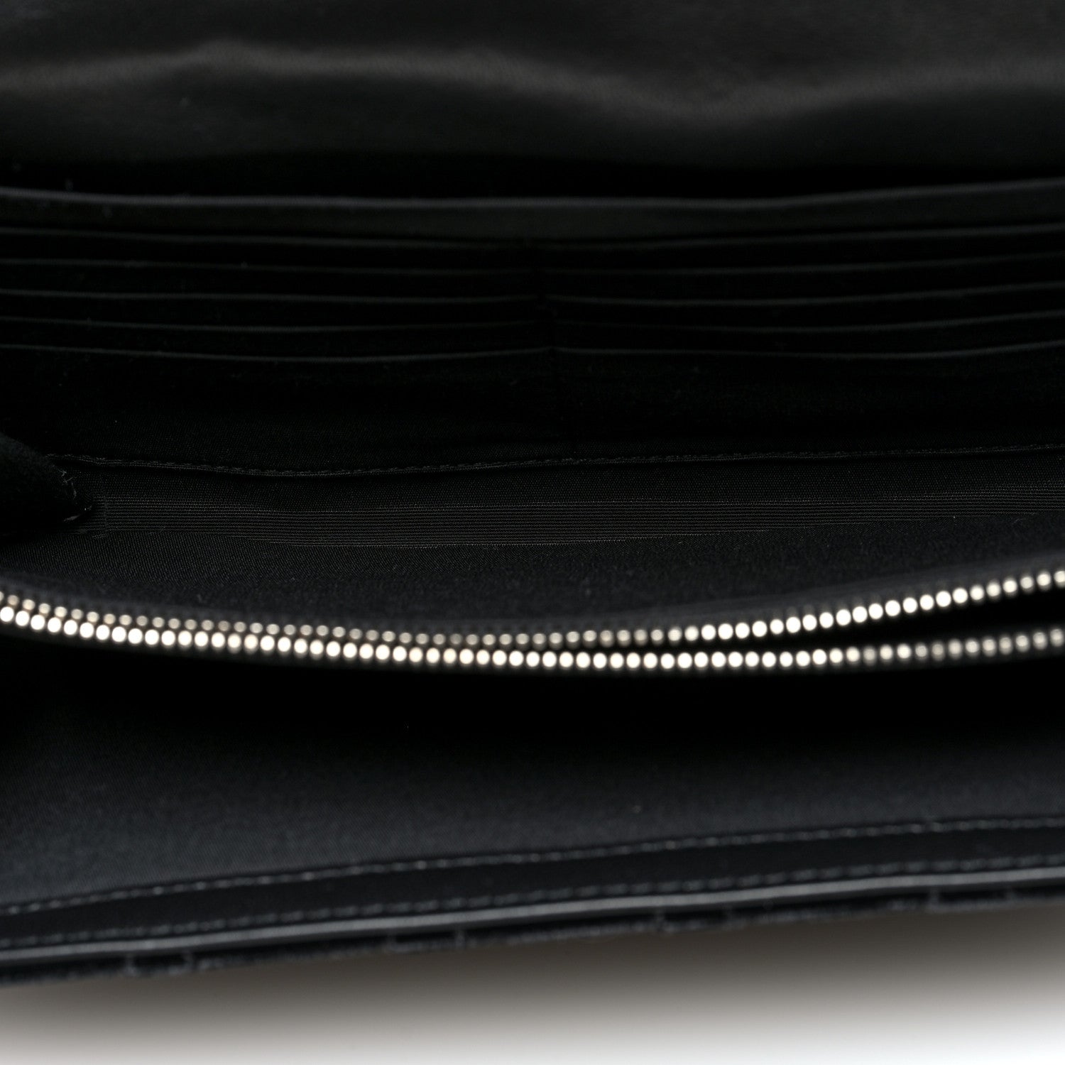 Versace Velvet Quilted Medusa Wallet On Chain Black 5 of 9