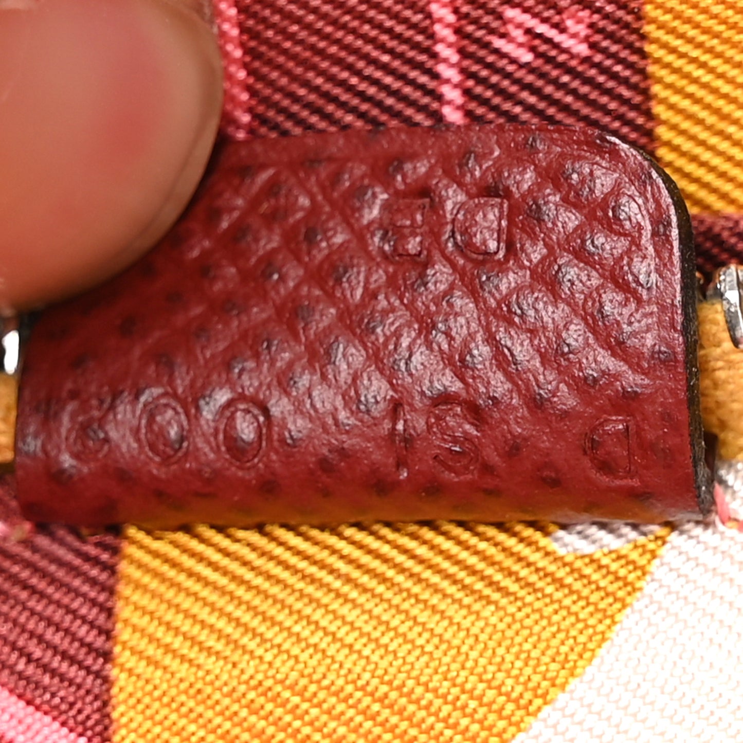 Epsom Silk'In Wallet  Rouge H