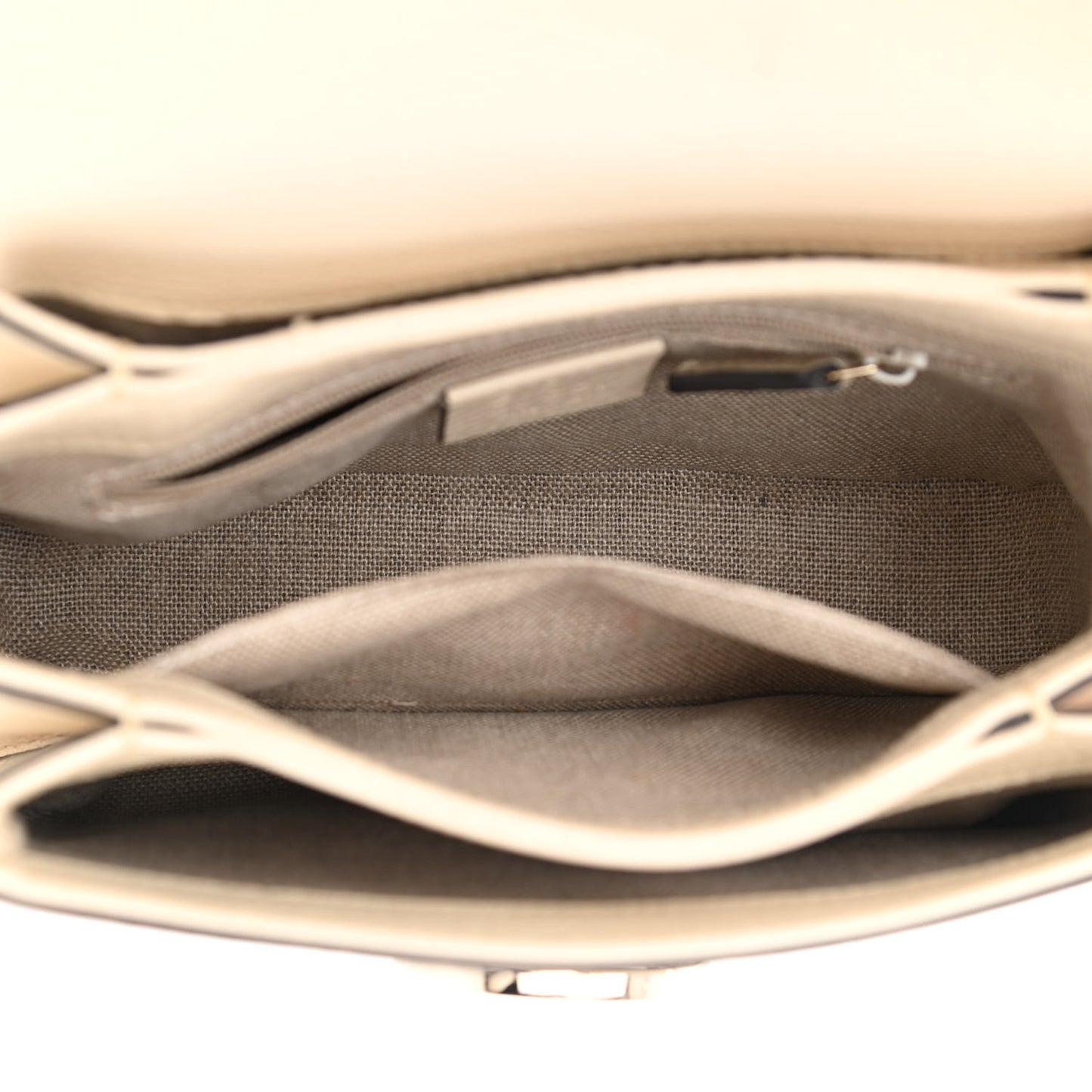 Dollar Calfskin Interlocking G Crossbody Bag Ivoire