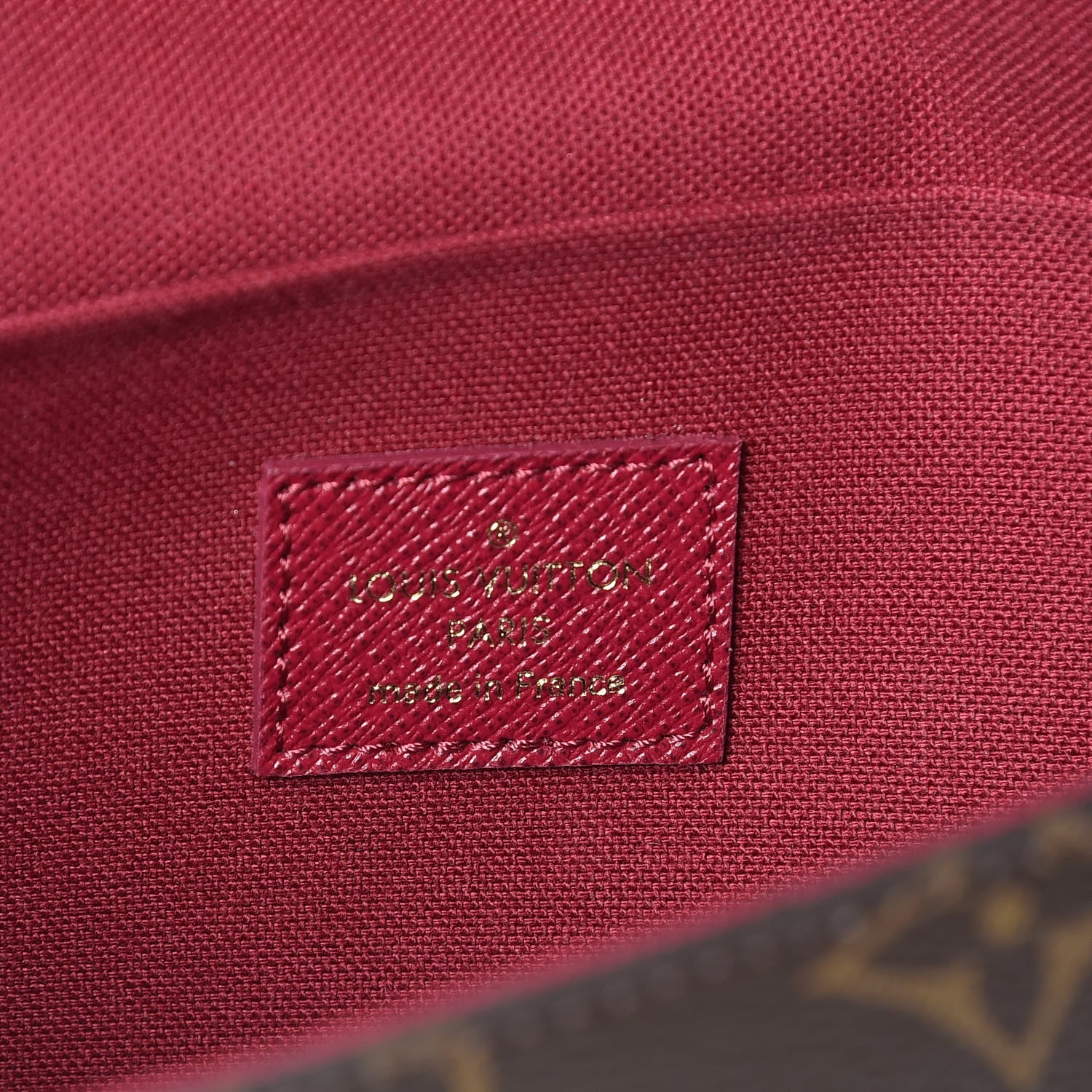 Louis Vuitton Monogram Pochette Felicie Chain Wallet Fuchsia 5 of 9