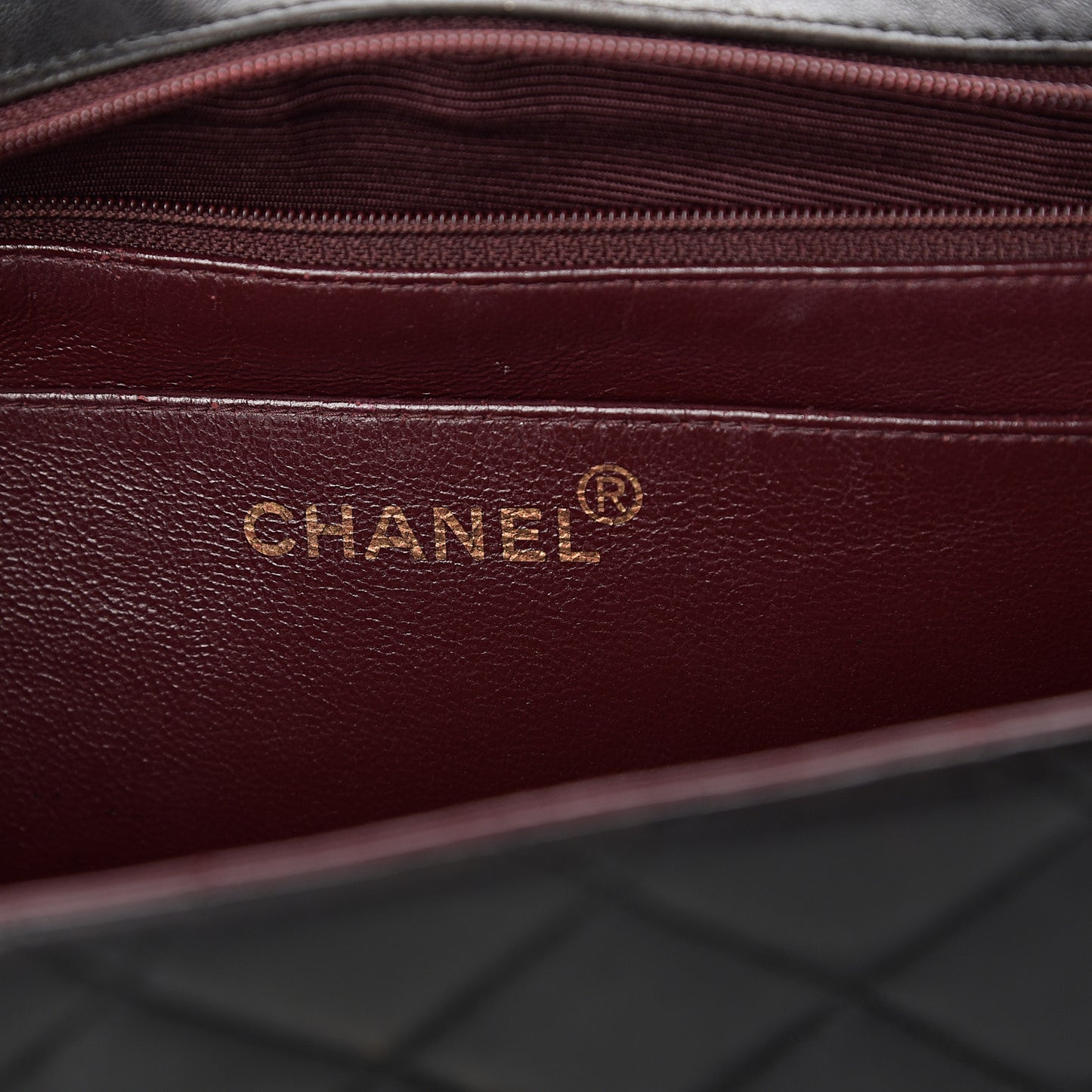 Lambskin Quilted Jumbo Single Flap Black