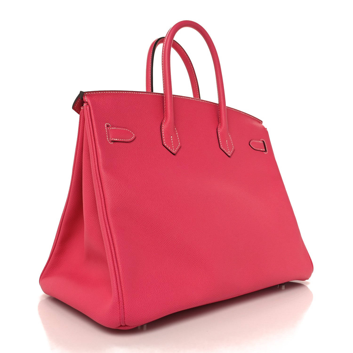 Hermes Epsom Candy Birkin 35 Rose Tyrien Rubis 3 of 12