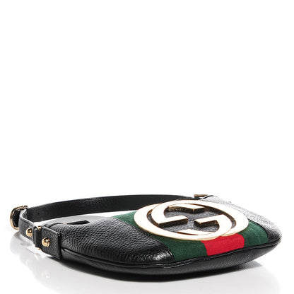 Gucci Leather Web Small Blondie Hobo Black 4 of 7