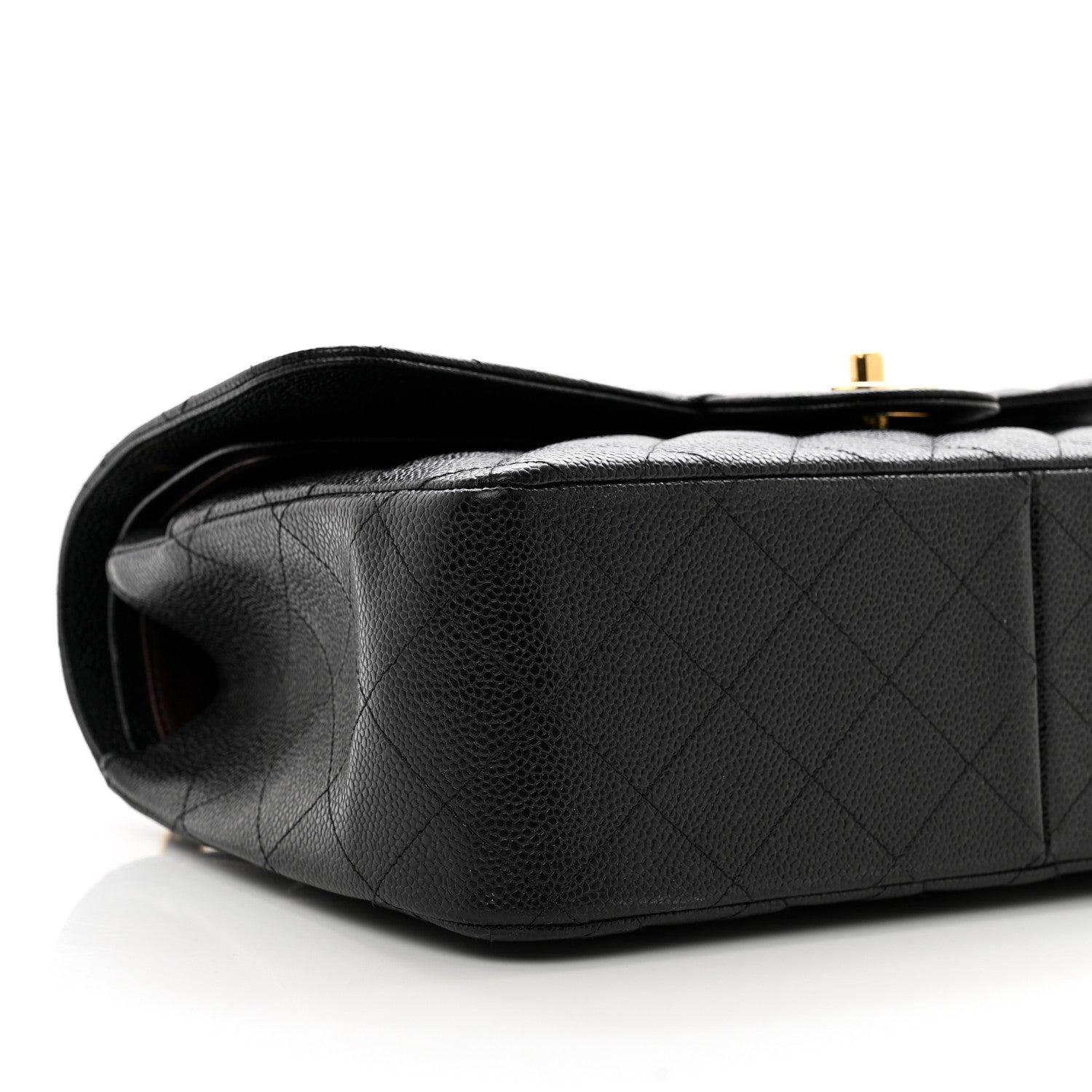 Chanel Caviar Quilted Jumbo Double Flap Black 9 of 10