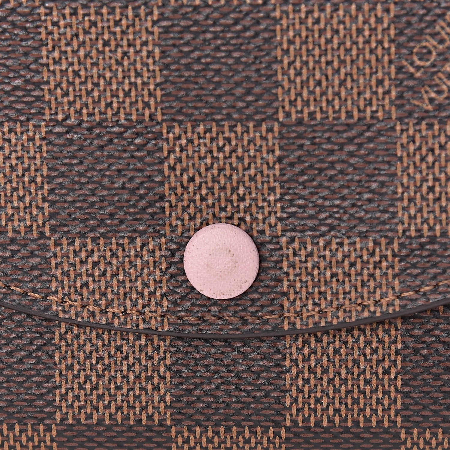 Louis Vuitton Damier Ebene Rosalie Coin Purse Rose Ballerine 8 of 8