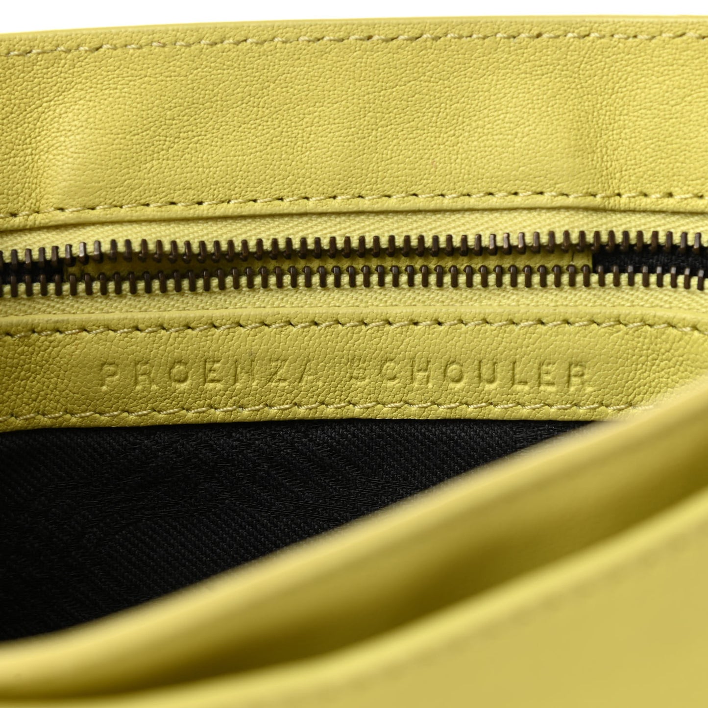 Lambskin PS1 Pochette Clutch Lemon