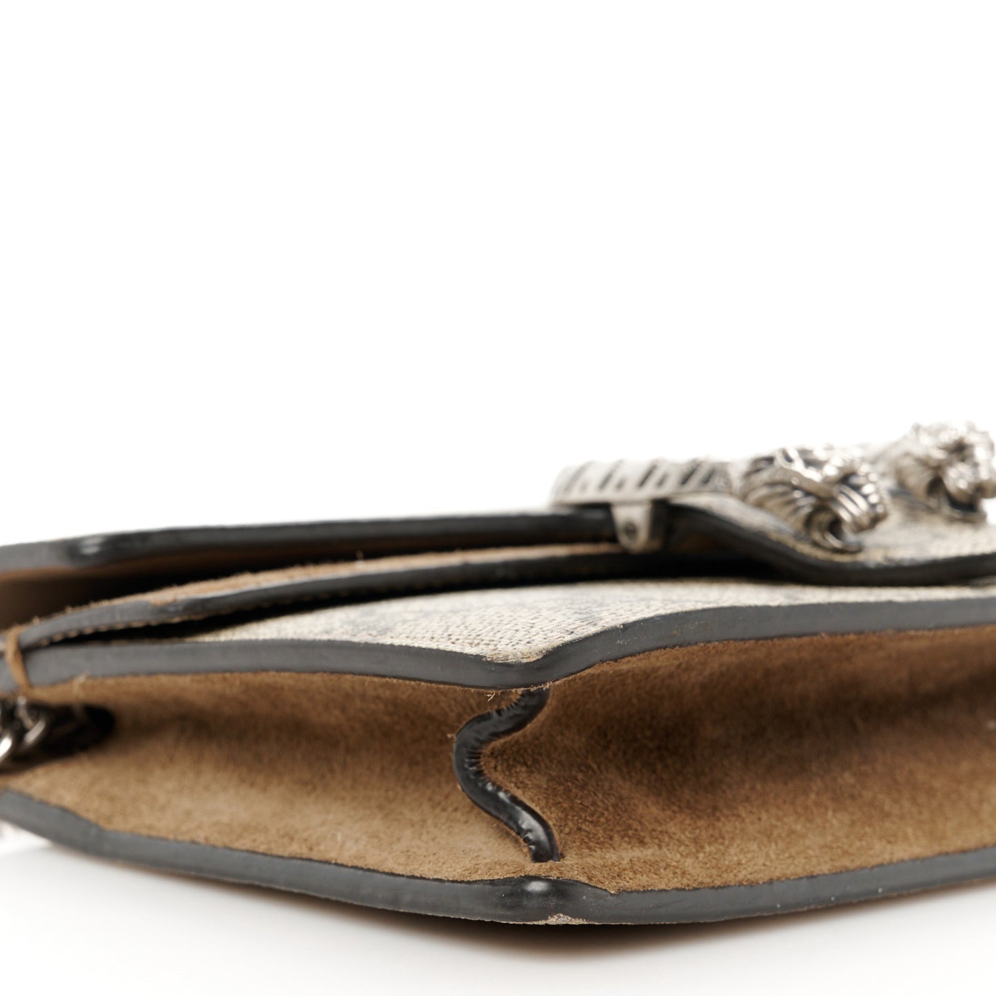GG Supreme Monogram Super Mini Dionysus Shoulder Bag Taupe