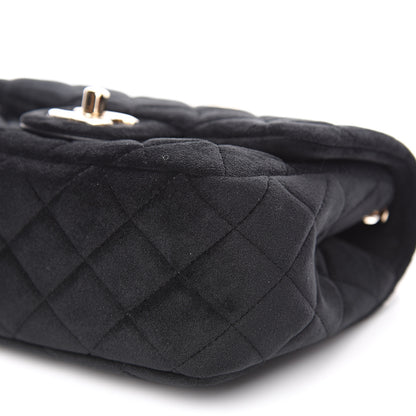 Chanel Velvet Quilted Mini Pearl Crush Flap Black 7 of 10