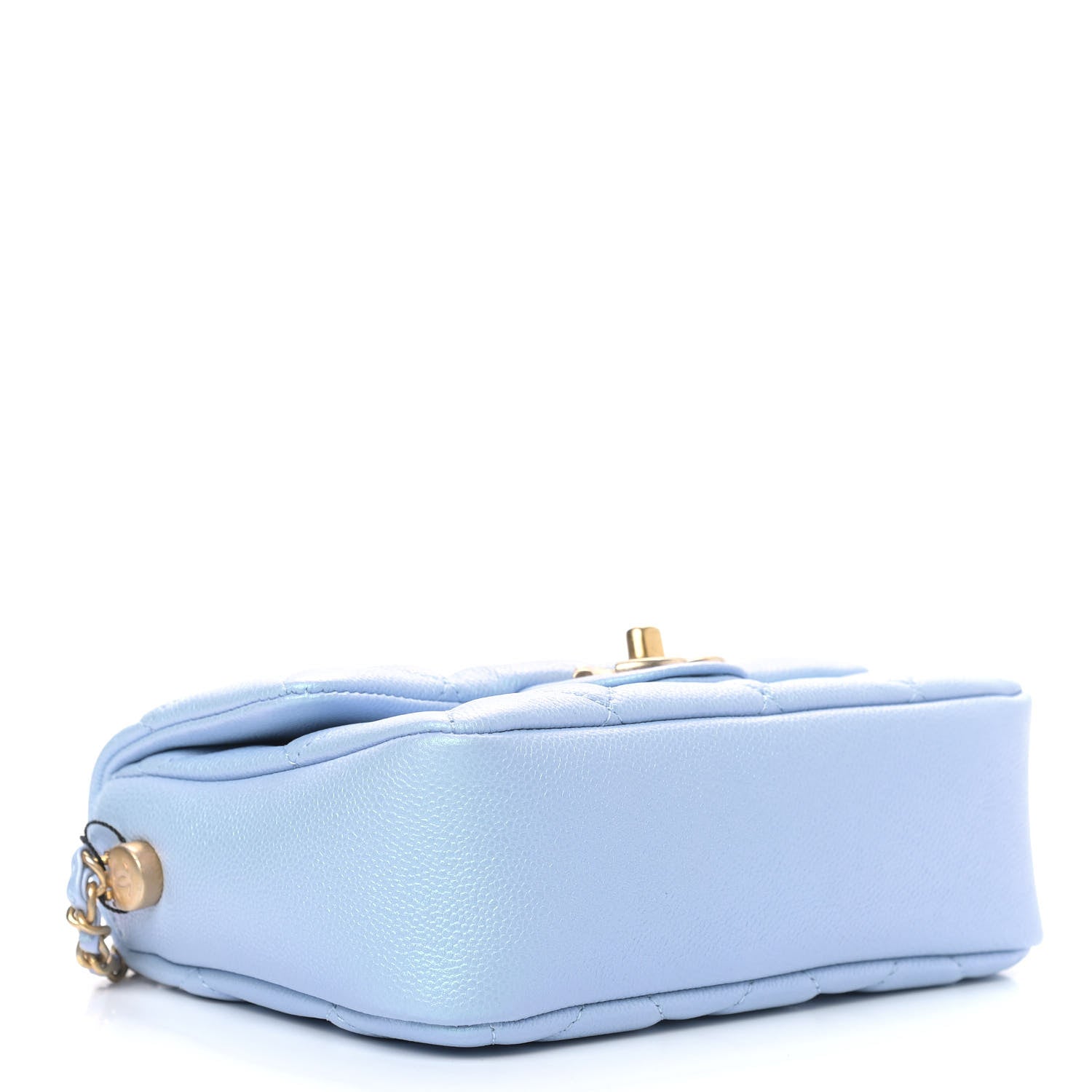 Chanel Iridescent Caviar Quilted Mini My Perfect Flap Light Blue 3 of 8