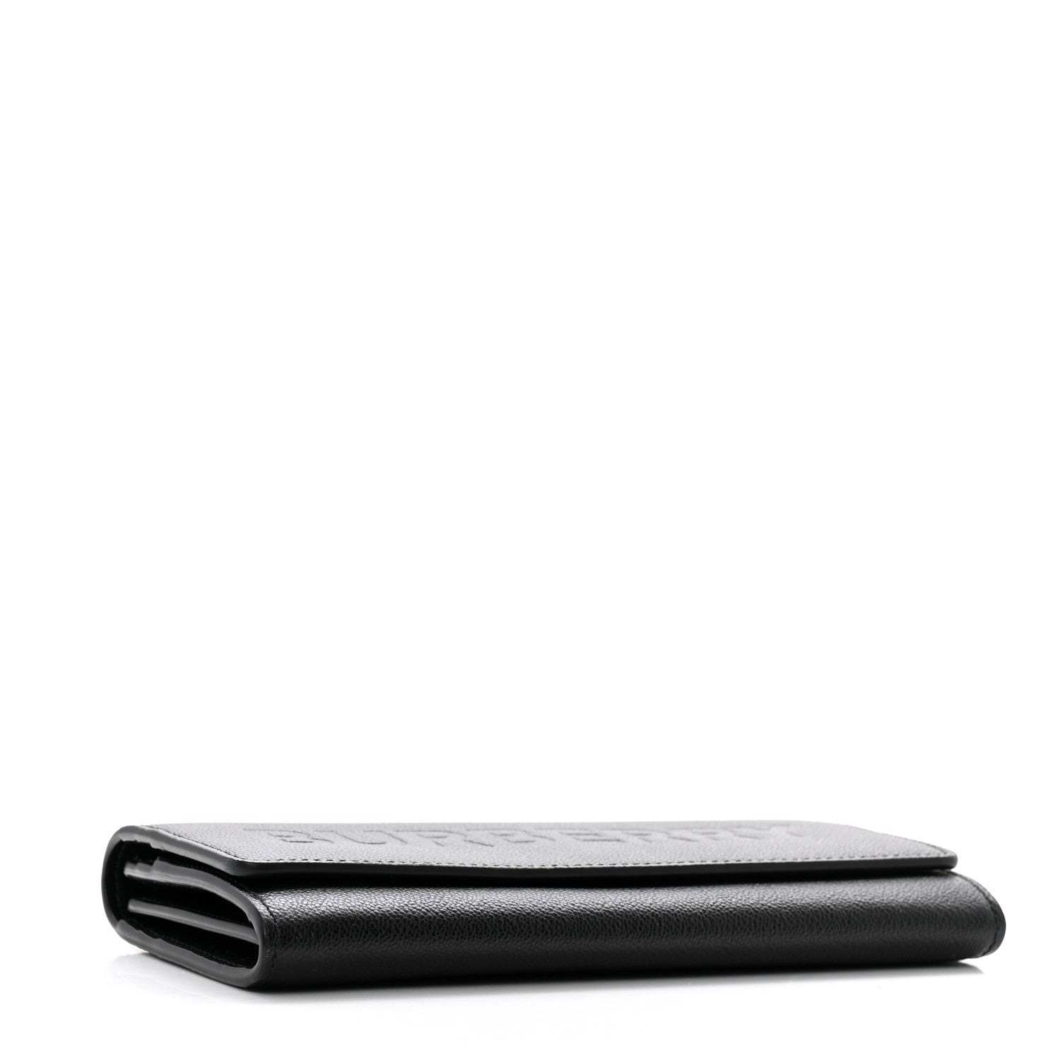 Burberry Grained Calfskin Embossed Porter Continental Wallet Black 4 of 9