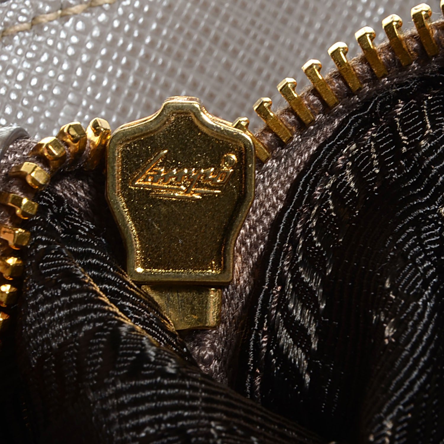 Prada Saffiano Lux Large Tote Argilla 8 of 11