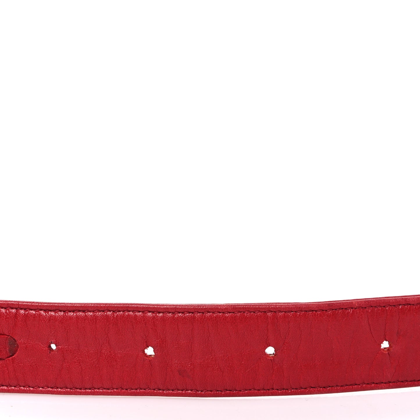 Lambskin Chain Belt 75 30 Red