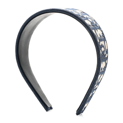 Christian Dior Oblique Headband Blue 6 of 9