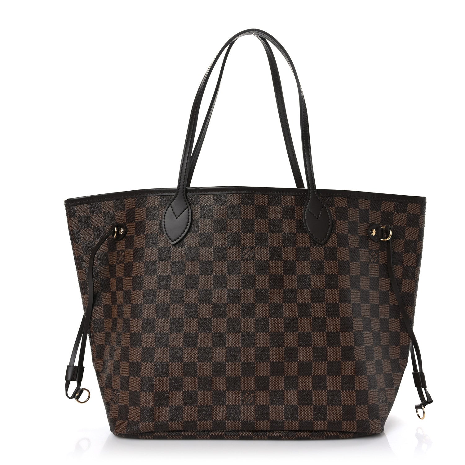 Louis Vuitton Damier Ebene Neo Neverfull MM Rose Ballerine 1 of 8