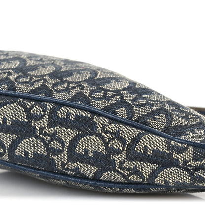 Christian Dior Monogram Mini Saddle Pochette Navy 10 of 13