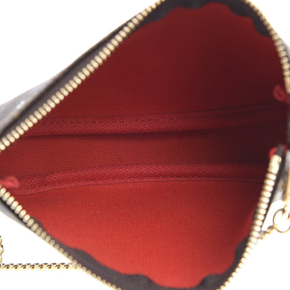 Louis Vuitton Monogram 2020 Christmas Animation Bumper Cars Mini Pochette Accessories Coquelicot 4 of 7