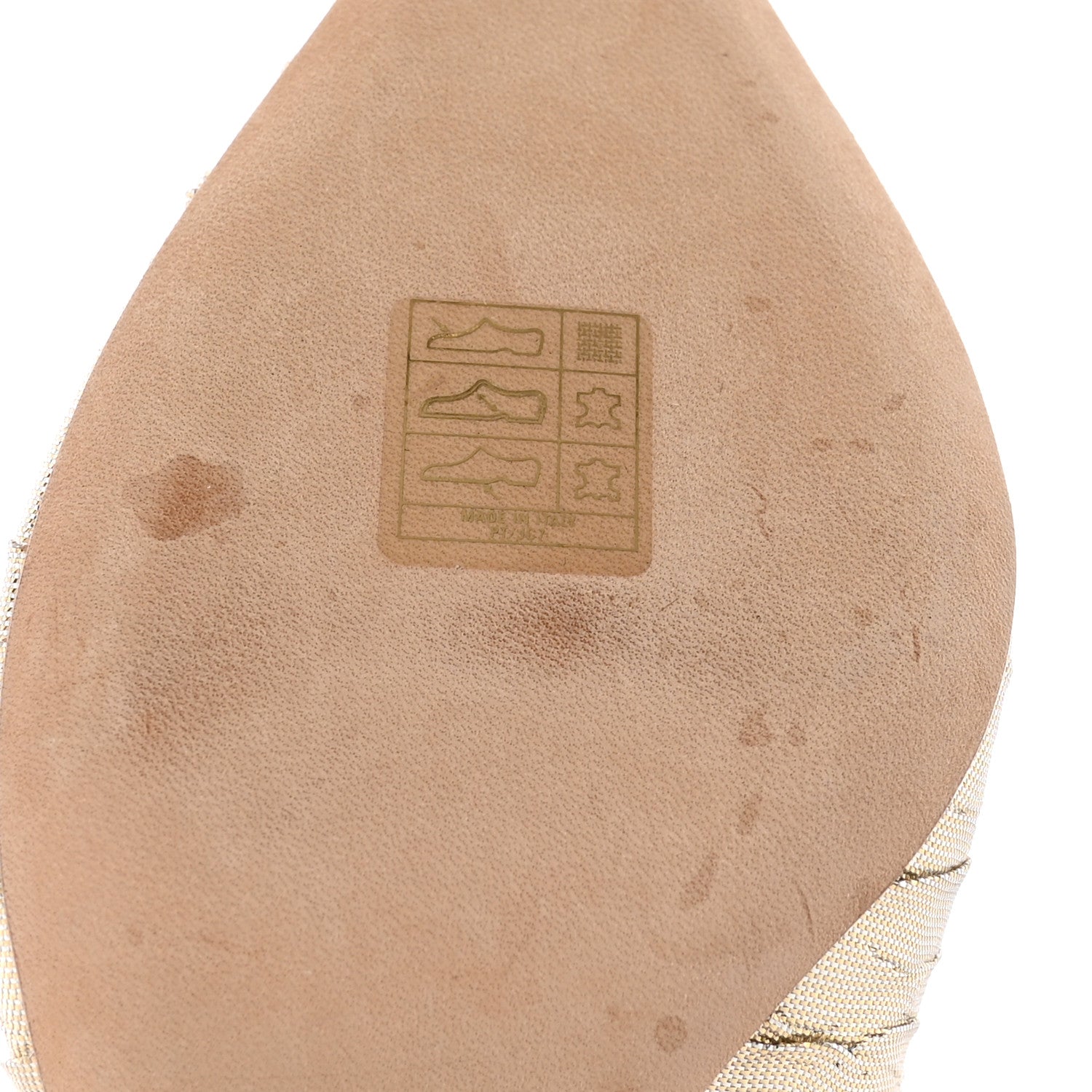 Jimmy Choo Metallic Lame Anouk 120 Pumps 36 Gold 8 of 12