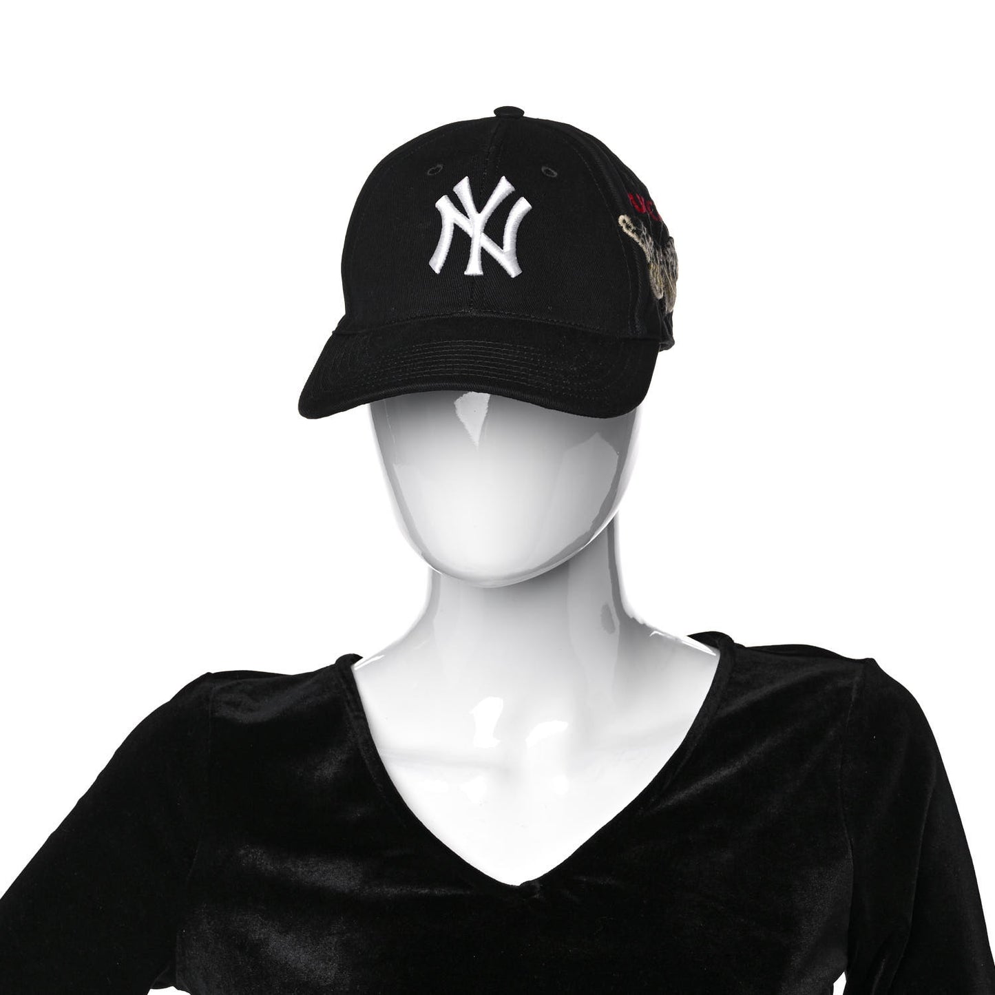X MLB Cotton NY Yankees Baseball Hat 57-61 Black