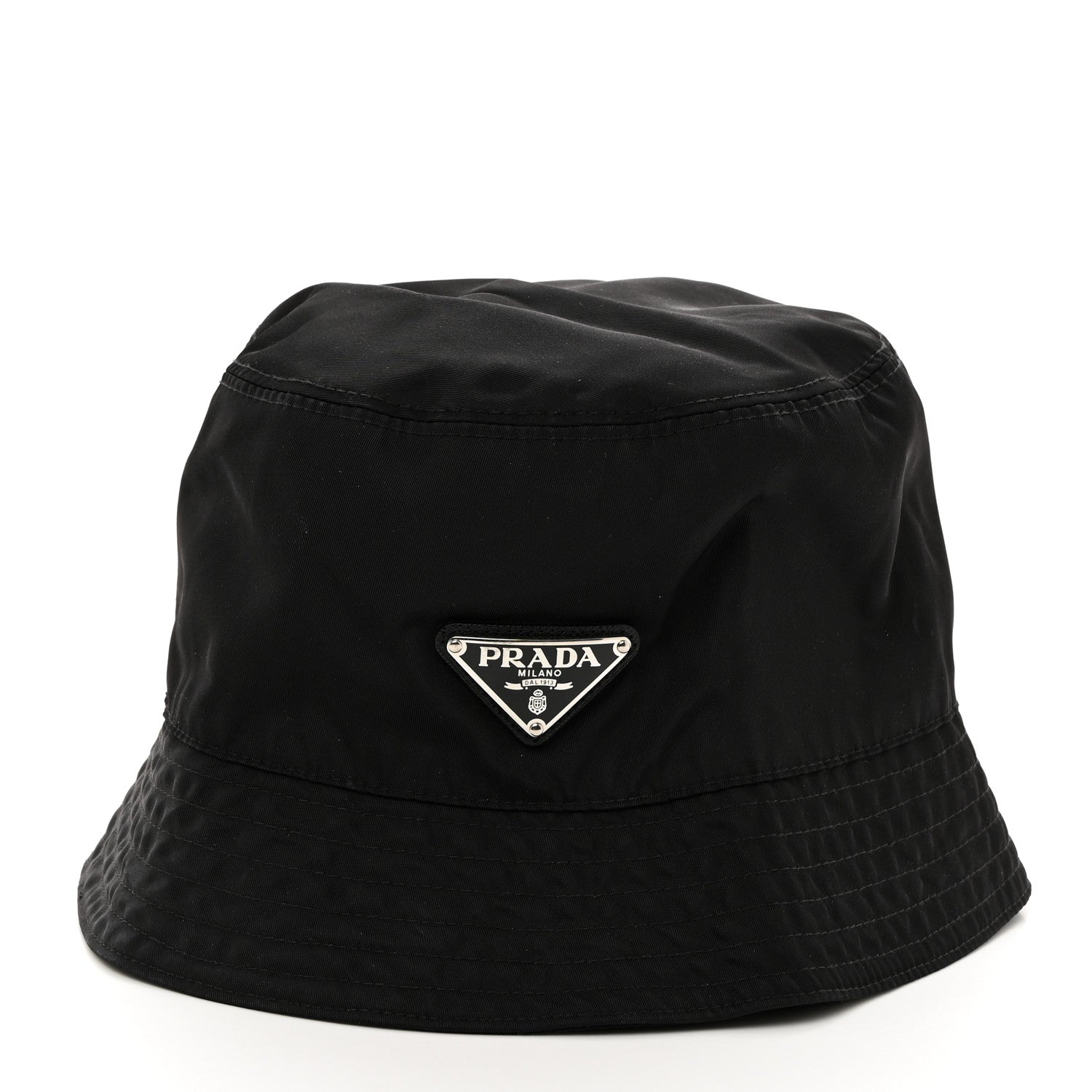 Prada Nylon Bucket Hat S Black 4 of 8