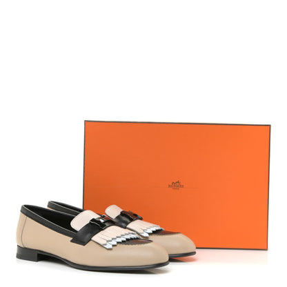 Hermes Goatskin Womens Royal Loafers 36.5 Multicolor 13 of 13