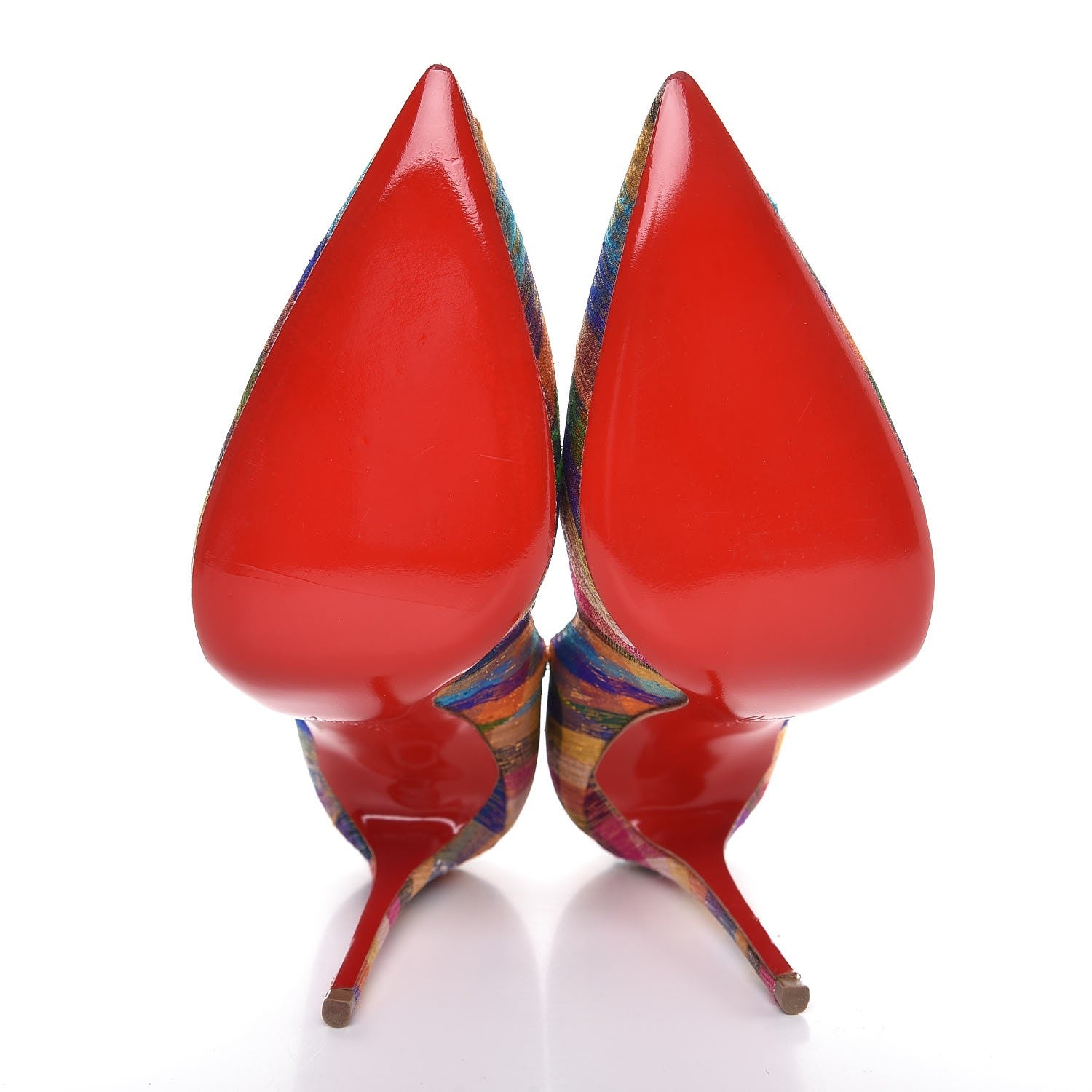 Christian Louboutin Canvas Disco Square So Kate 120 Pumps 38 Multicolor 5 of 12