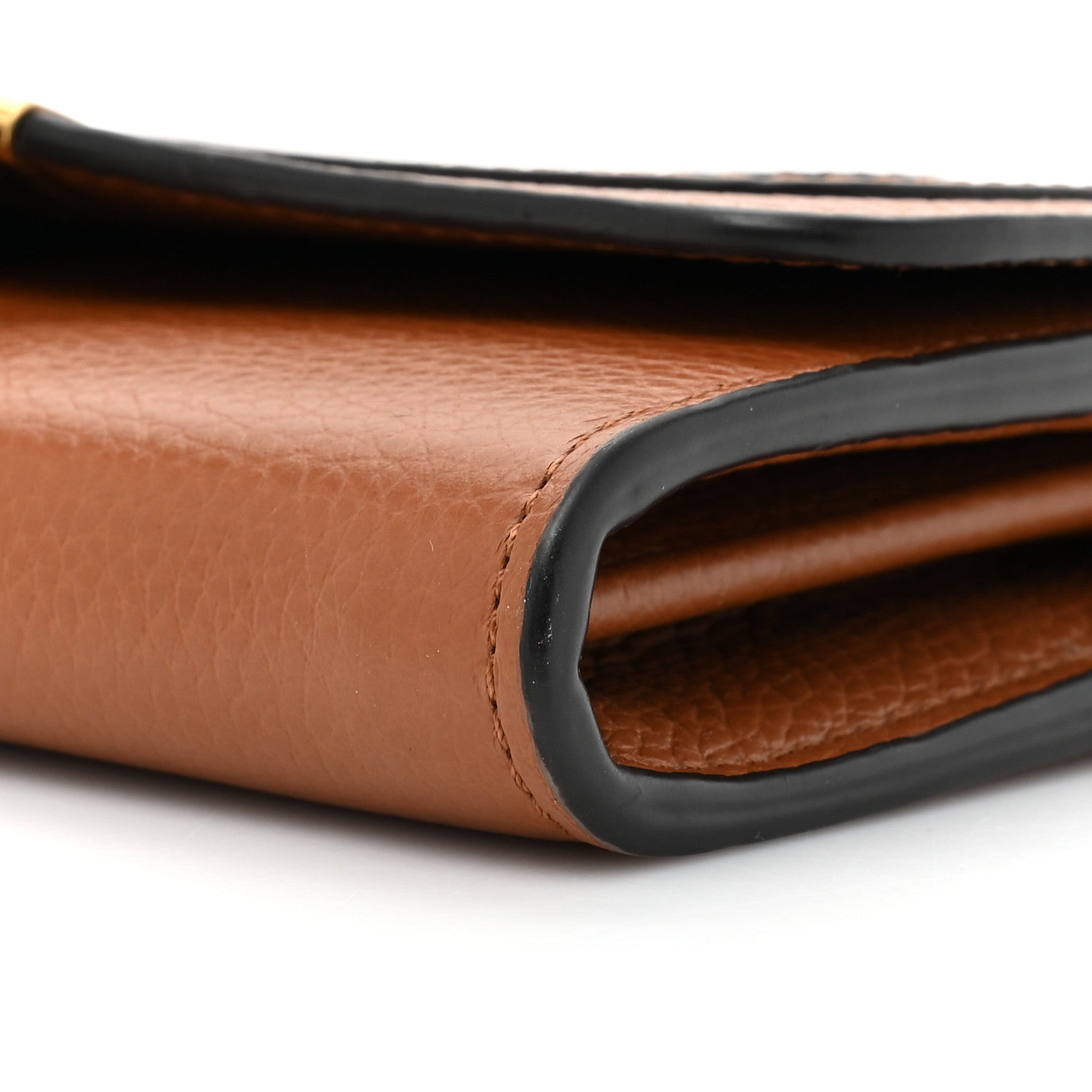 Chloe Calfskin Marcie Continental Flap Wallet Tan 9 of 14